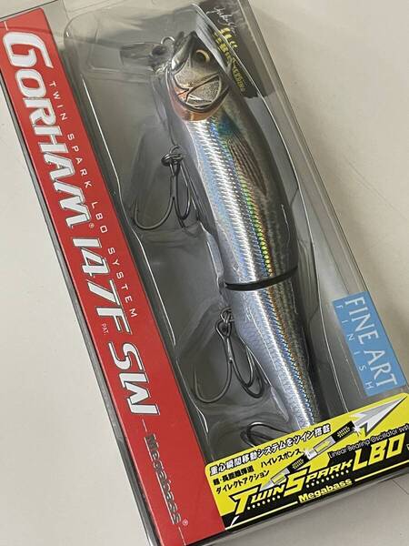 メガバス▲ゴーラム147F SW▲ FA ボラ▲シーバス ヒラメ 青物に▲定価4950円