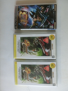 PSPモンスターハンター 3ヶセットの出品商品