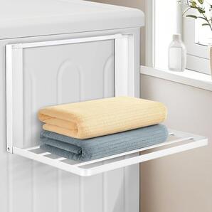洗濯機 マグネット 収納 ホワイト タオル置き 折り畳み棚 隙間収納 冷蔵庫