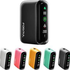 【1本で2回吸える!】Fasoul Q1イルマ互換品 電子タバコ 本体 ブラック テリア センティア 対応