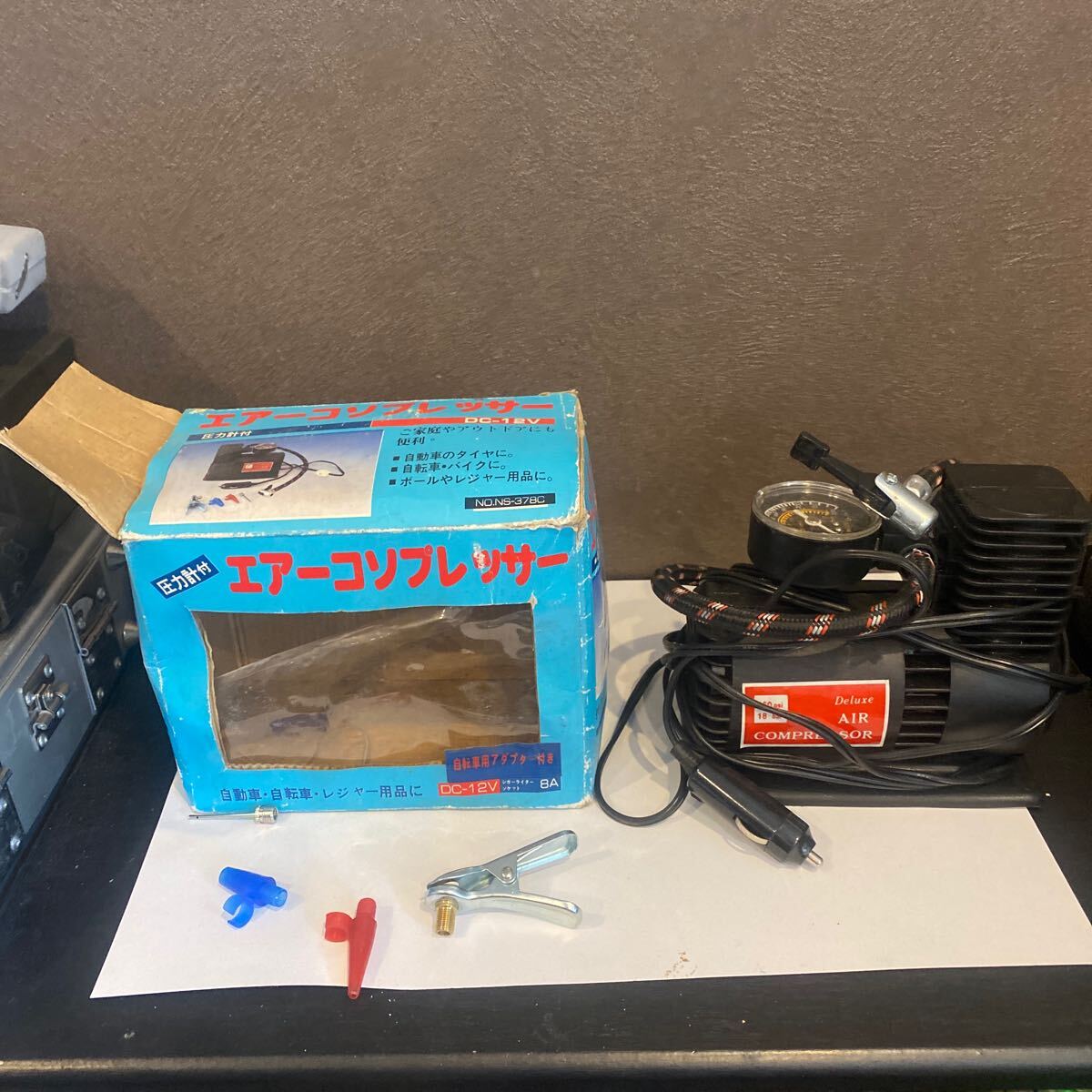 中古 エアコンプレッサー 12L 動作確認済み - メルカリ