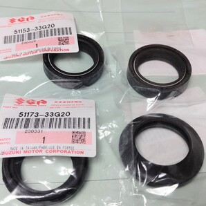 スズキ アドレスV125(K7) 純正フロントフォークシールセット 足回り サスシール オイル漏れ オーバーホール