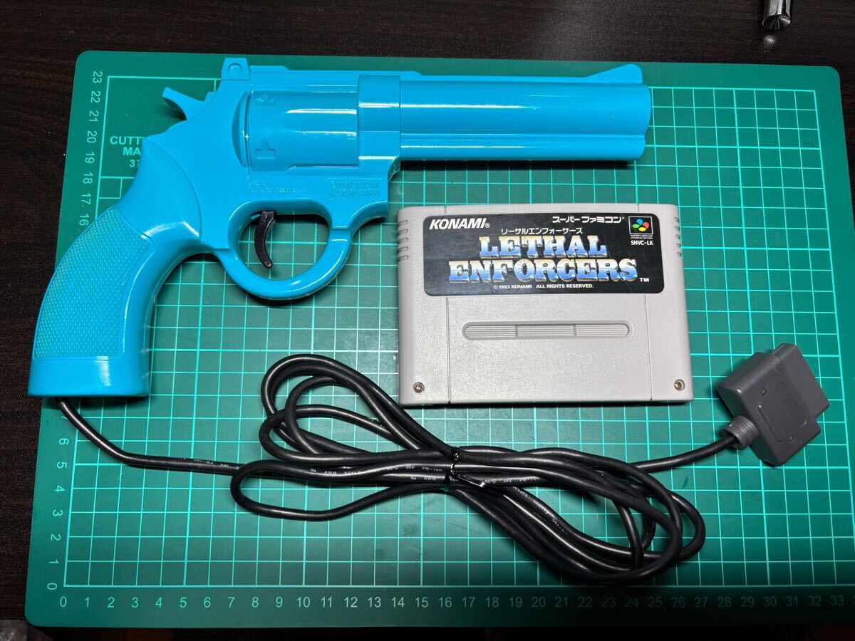 KONAMI - 【中古】 KONAMI ガンコントローラー JE510 ブルー