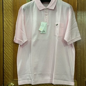 特価 2L ピンク 紳士 ポロシャツ XL 兼用 新品未使用品 送料無料 日本製 綿100% 紳士 大きめサイズ Tシャツ メンズ 無地 半袖 ブランド