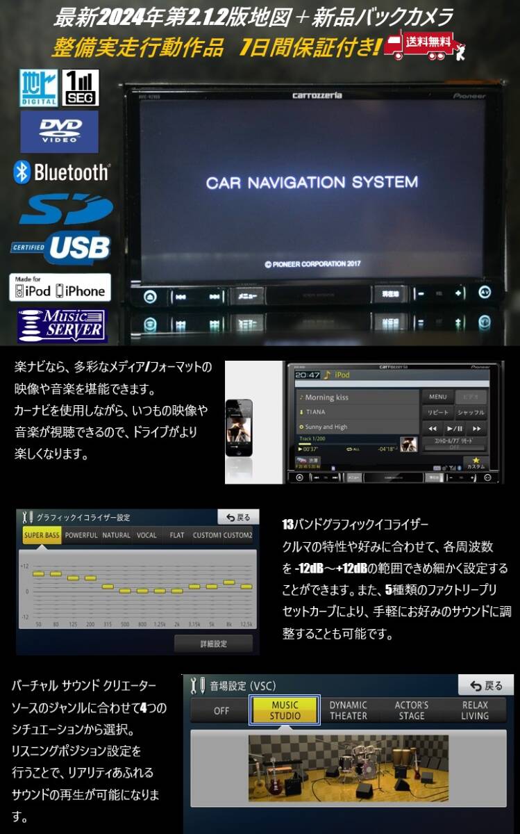 2025年最新】Yahoo!オークション - メモリーナビ(カロッツェリア