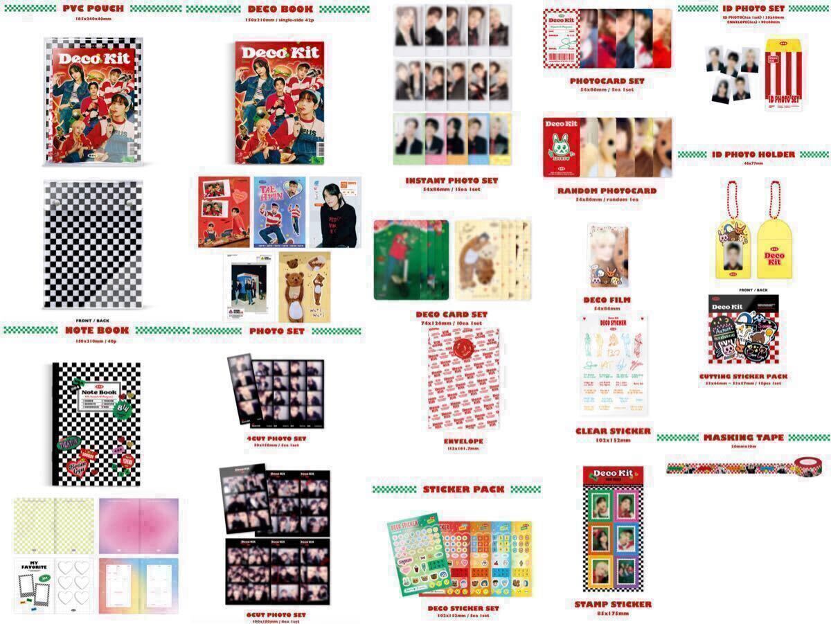 TXT 公式 TOMORROW X TOGETHER 2022 DECO KIT デコキット トレカ