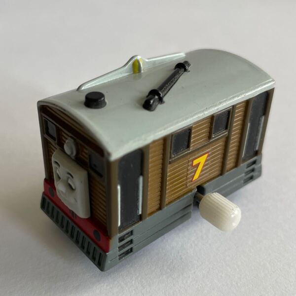カプセルプラレール トーマスシリーズ 2001 トビー 7 ゼンマイ車 中古 送料無料 カププラ