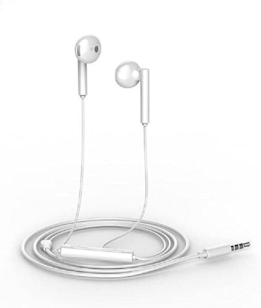 EarPods風 有線イヤホン 3.5mm BB1796 マイク付きリモコン ホワイト iPhone/iPad対応 互換品 イヤフォン 有線イヤホン