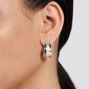 ディオール Dior Code ピアス ゴールド ブルー コードピアス DIOR クリスチャンディオール Christian Dior CODE フープ