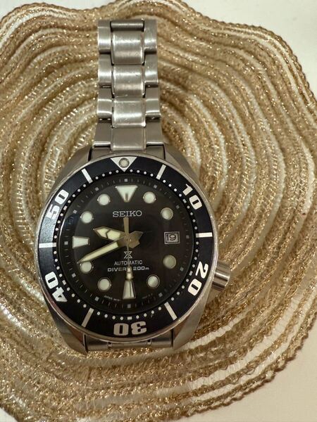 SEIKO セイコー ダイバースキューバ 6R15-00G0 腕時計 自動巻き 稼働品