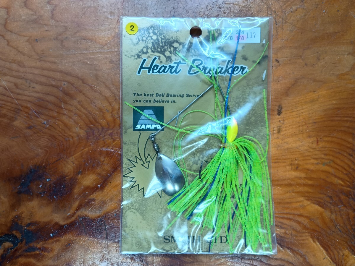 バス釣り引退　新品未使用スピナーベイト　Heart Breaker 12個セット バス釣り引退 新品未使用スピナーベイト Heart Breaker 12個