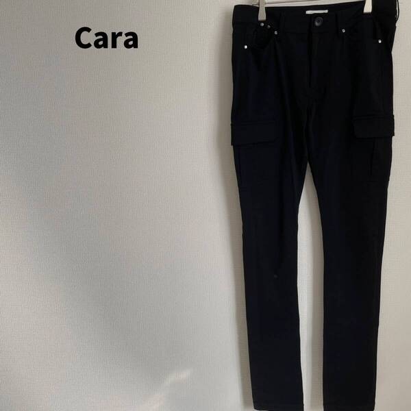 Cara カーラ ディノス 黒 パンツ カジュアル スキニー M~L相当