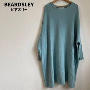 BEARDSLEY ビアズリー ビッグ ニット ライトブルー サイズフリー