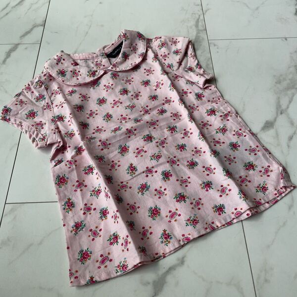 即決★美品★トミーヒルフィガー★小花柄半袖Tシャツ★サイズ18~24★90センチ女の子★総柄★トップス★ カットソー★