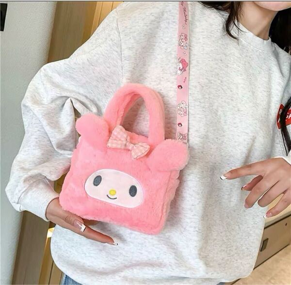 新春初売りセール 新品未使用 マイメロ マイメロディー ぬいぐるみバック ハンドバッグ,ショルダーバッグ,化粧バッグ サンリオ