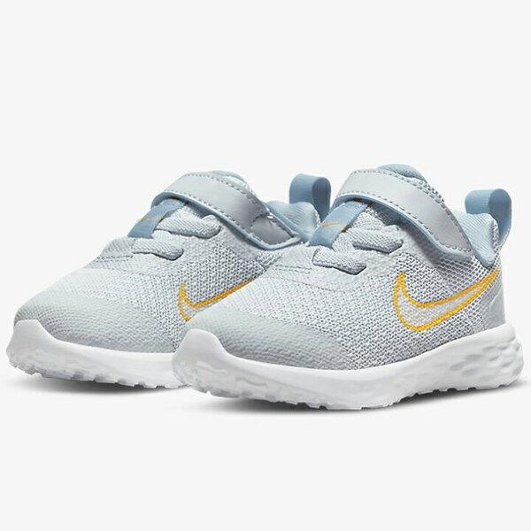 12cm ナイキ レボリューション 6 NN TDV グレー DD1094-409 NIKE REVOLUTION 6 NN 園児 幼児 V ベルクロ キッズ 子供用