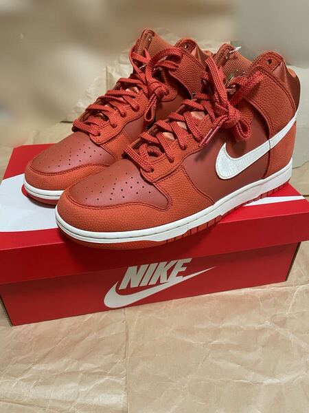 NIKE DUNK HI RETRO PRM EMB 28.5cm 未使用 DH8008 800 MANTRA ORANGE ナイキ ダンク