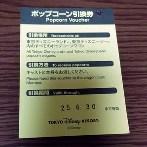 ディズニー ポップコーン引換券 有効期限6月30日