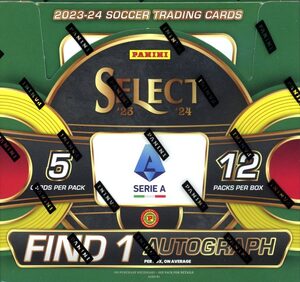 2023-24 PANINI SELECT SERIE A SOCCER HOBBY INTERNATIONAL shrink имеется нераспечатанный box
