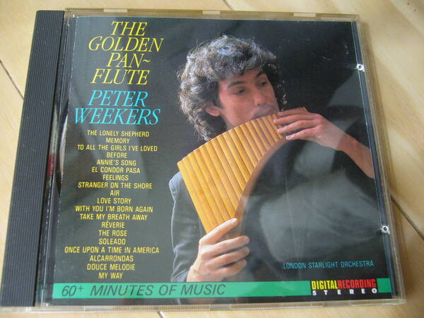 希少 高音質 激レア CD Golden Pan Flute ゴールデン パン フルート Peter Weekers & London Starlight Orchestra ピーター ウィークアーズ