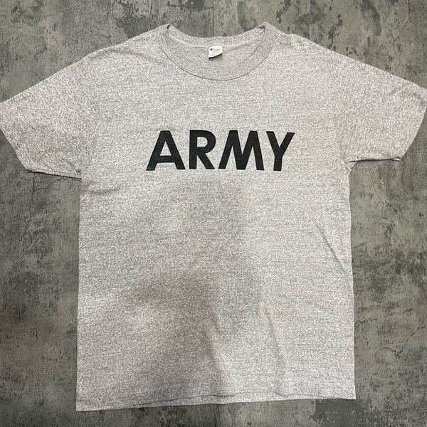 スペシャル 軍物 ARMY サイズ◎ 状態◎ 80s トリコタグ ビンテージ L チャンピオン Tシャツ リンガー