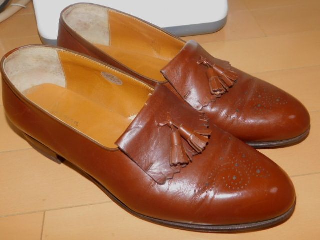 80s JARMAN ジャーマン タッセルローファー 革靴26EE ヴィンテージ