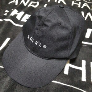 X-girl 黒 キャップ【6】