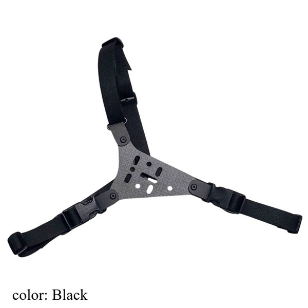 国内製造品 90-SPEC: LCM "LightWeight Chest Mount" ライトウェイトチェストマウント ストラップ色: Black