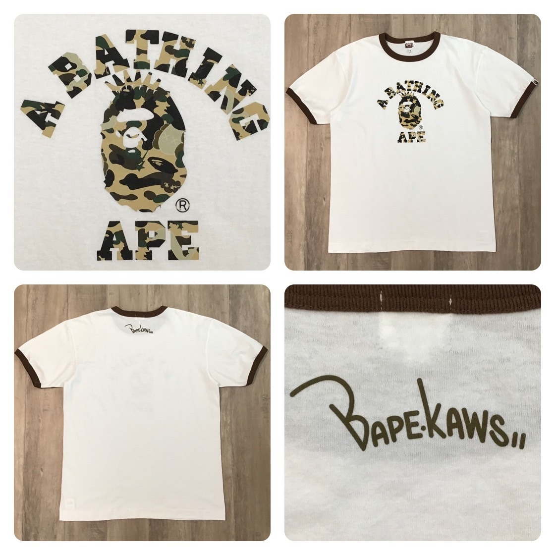 2025年最新】Yahoo!オークション -エイプ カウズ tシャツの中古