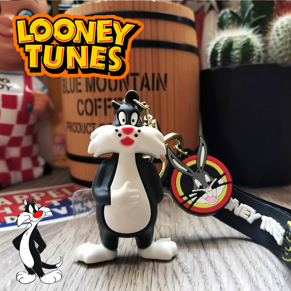 ルーニーテューンズ シルベスター LOONEYTUNES キーホルダー キーチェーン ストラップ 世田谷ベース アメリカン雑貨