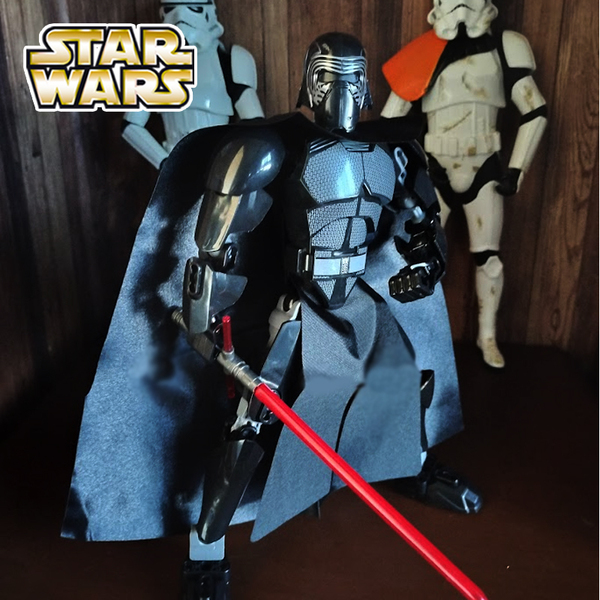 カイロ・レン スターウォーズ ファーストオーダー STARWARS 組み立て式ブロック 全高約26cm アメリカン雑貨 送料無料