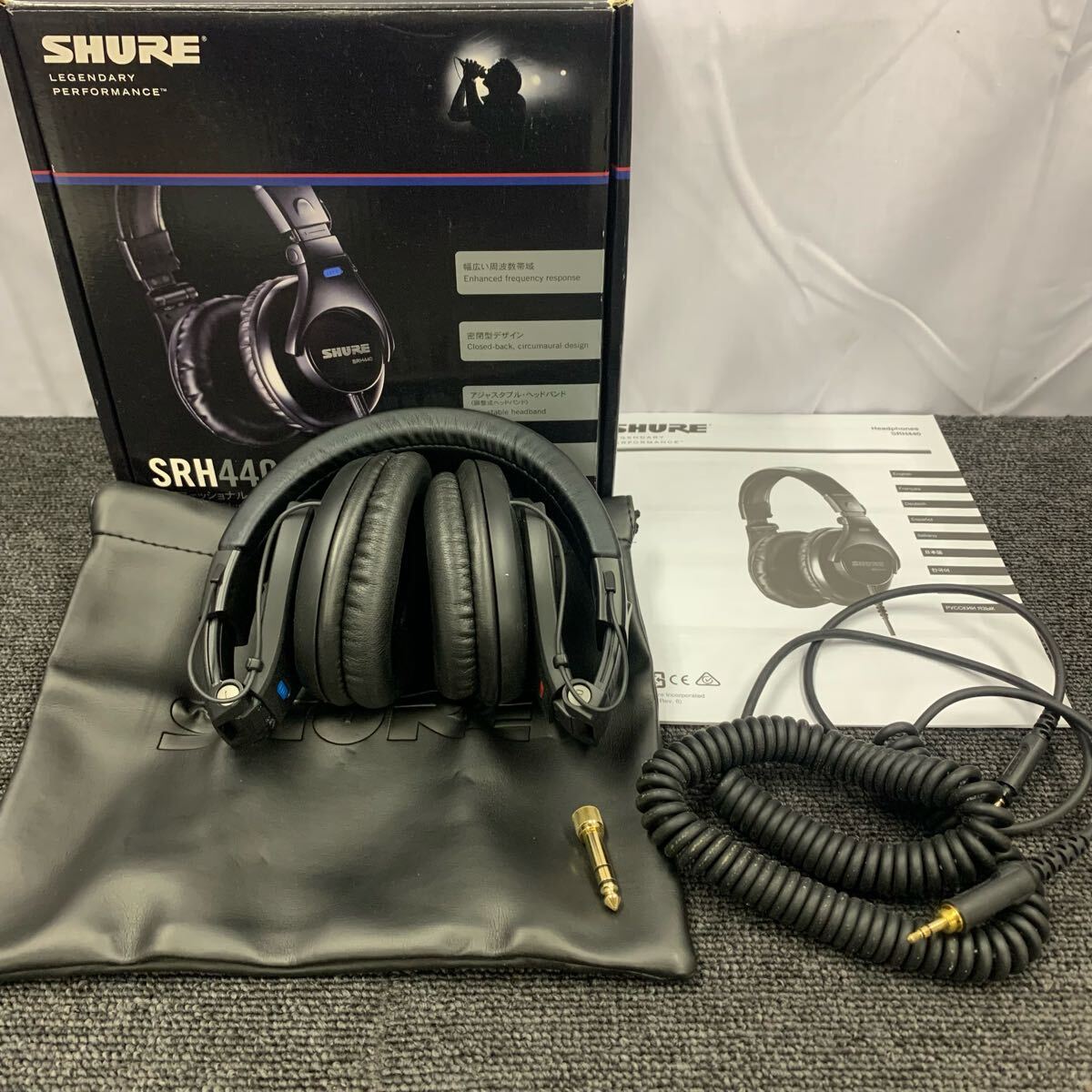 Yahoo!オークション -「shure srh440」の落札相場・落札価格 Yahoo!オークション -「shure srh440」の落札相場・落札価格