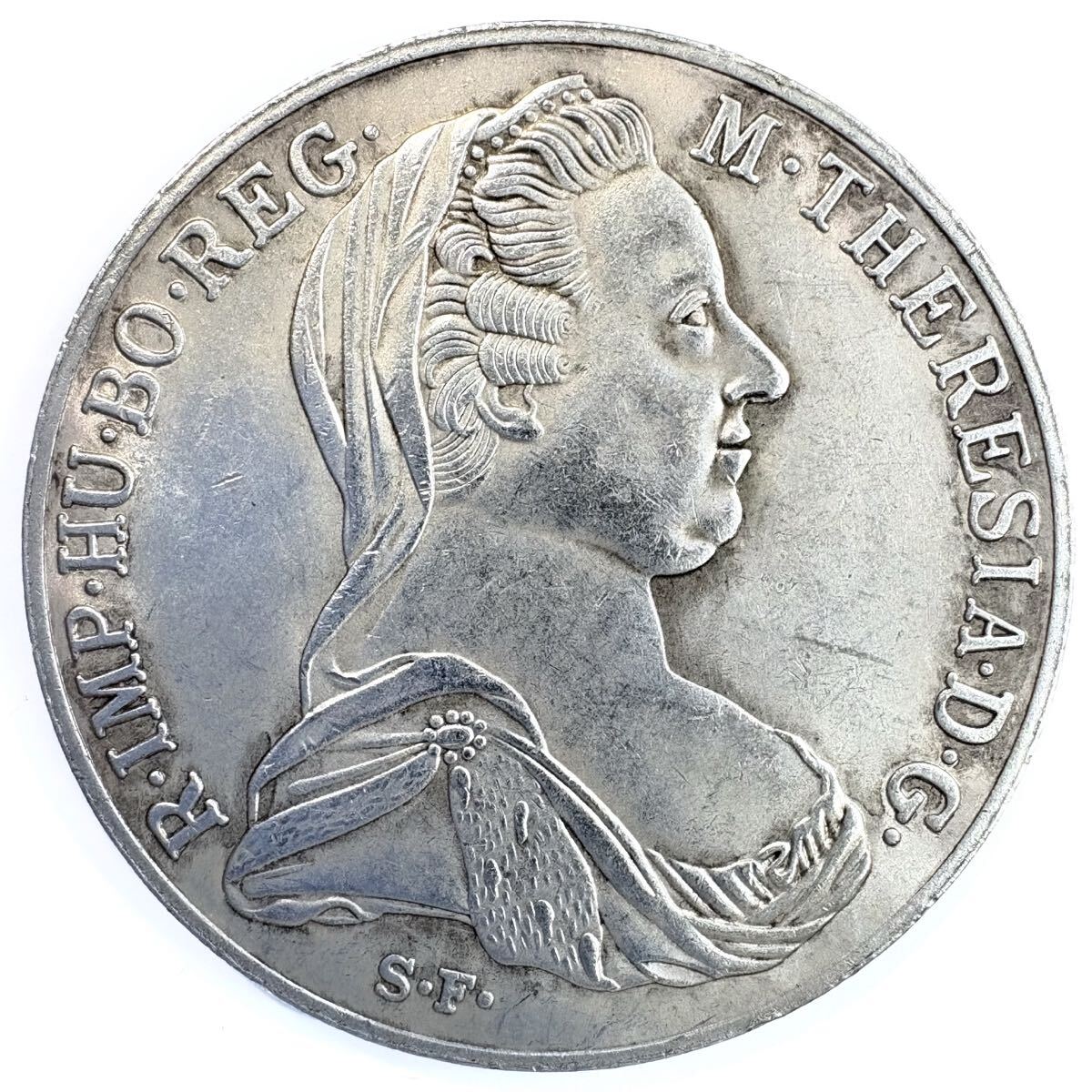 オーストリア 1780年銘ターレル銀貨 プルーフ マリア・テレジア