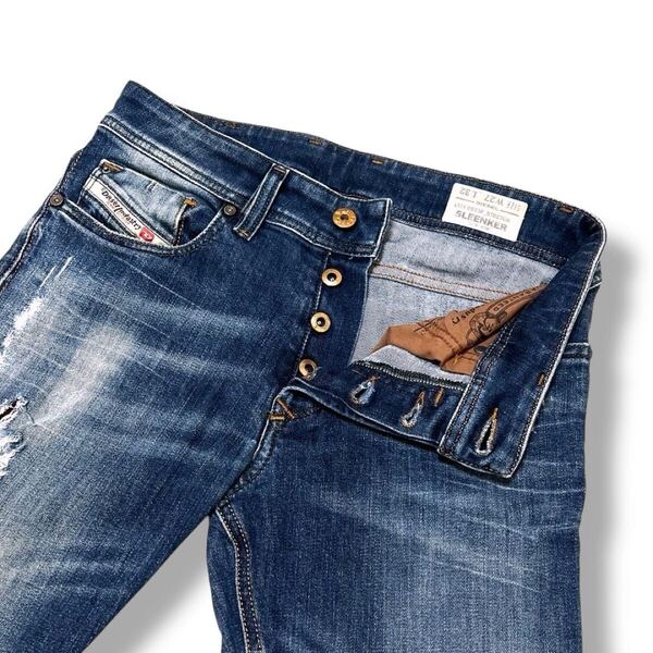 DIESEL ディーゼル SLEENKER スリム スキニー ストレッチ デニム パンツ W27