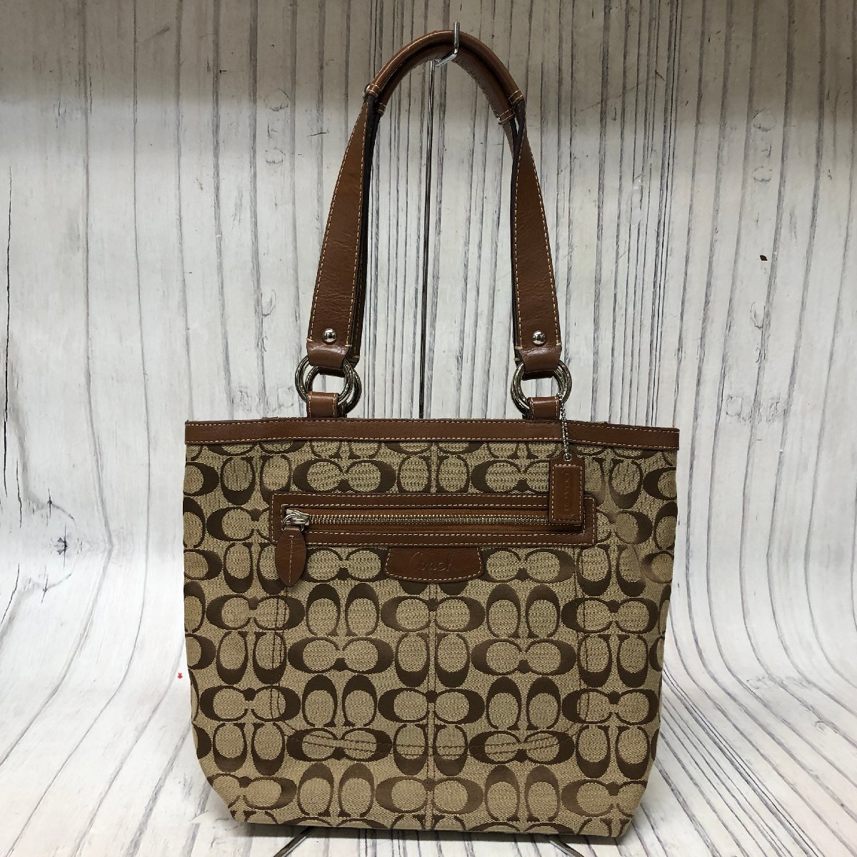Yahoo!オークション -「coach コーチ シグネチャー トートバッグ