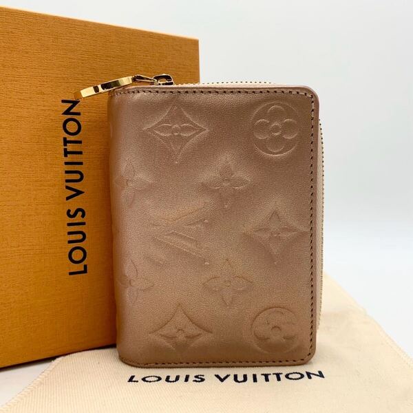 【日本限定・ICチップあり・美品】LOUIS VUITTON ルイヴィトン レディース 折り財布 ポルトフォイユ・ルー ローズピンクゴールド