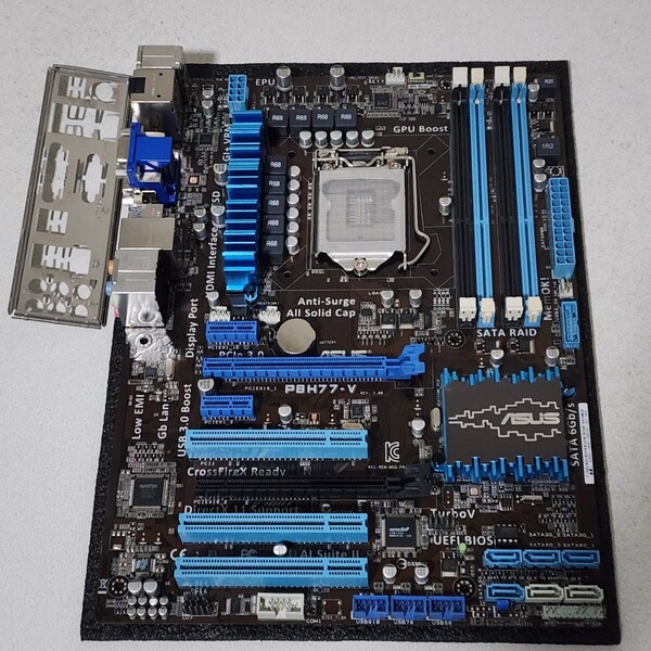 ASUS P8H77-V IOパネル付属 LGA1155 ATXマザーボード 第2・3世代CPU対応 最新Bios 動作確認済 PCパーツ (3)