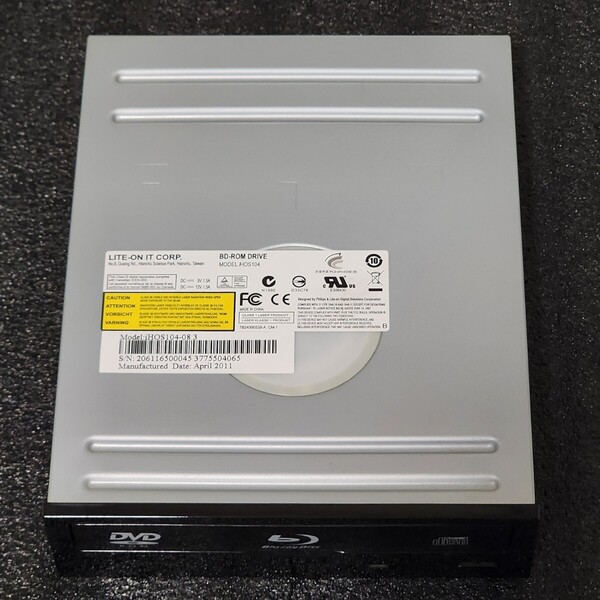 【送料無料】Philips&LITE-ON iHOS104 BD-ROM 内蔵型ブルーレイディスクドライブ 2011年製 Blu-ray PCパーツ