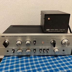 LUXKIT 激激安 オリジナル電源 プラスチックケース仕様 プリアンプ A3300 完動品 【3ヶ月保証】250424−1