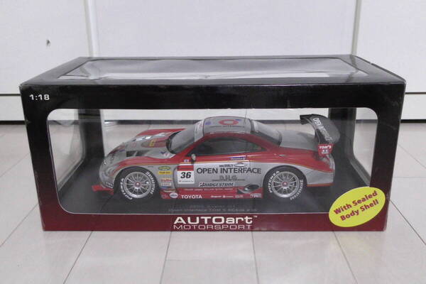 未使用品 送料無料 1/18 オートアート TOM’S SC430 #36 スーパーGT 2006 AUTO art トムス レクサス