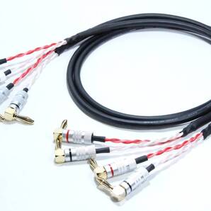 スピーカーケーブル CANARE 4S6G【2m / バナナプラグ L - L / ペア】カナレ オーディオ ハイグレード アンプ