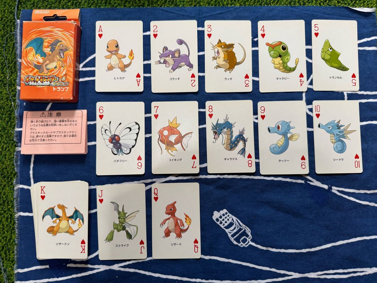 ポケットモンスター ファイアレッド ポケモン トランプ 赤