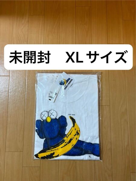 XL 未開封 UNIQLO KAWS Andy Warhol 00 White ユニクロ カウズ アンディ・ウォーホル UT 半袖Tシャツ ホワイト 白 コラボ