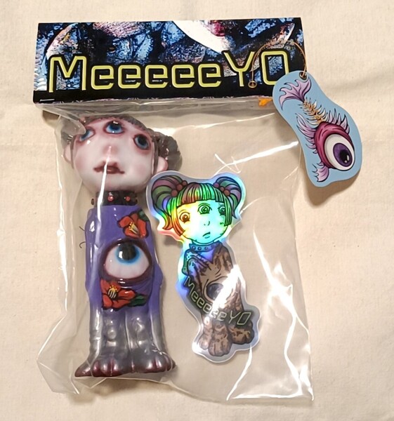 悪玉菌製造工場 MeeeeeYO ソフビ TSUBAKI 紫 フィギュア ミーヨ