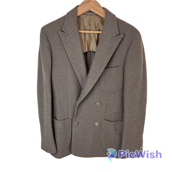 UNITED ARROWS ユナイテッドアローズ men's メンズ wool ウール コート 無地 size:46 (M-L)