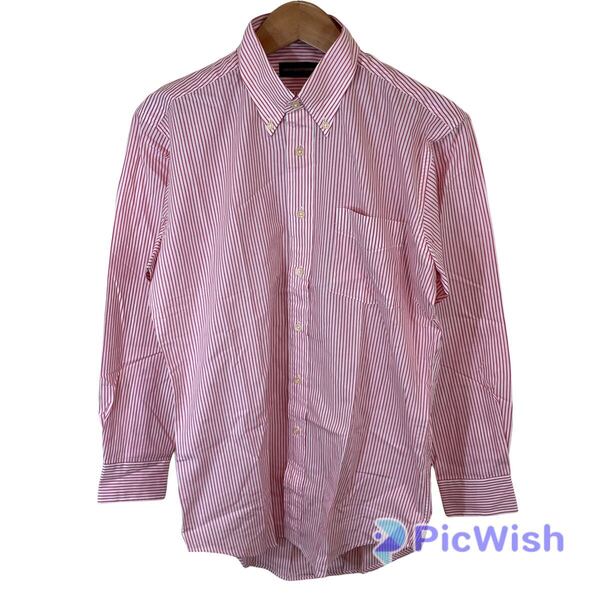 CHAPS Ralph Lauren チャップス ラルフローレン men's メンズ ストライプ 長袖 シャツ カジュアル ビジネス size:82