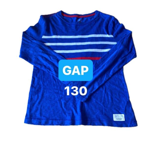 Y74 子供服 キッズ 長袖Tシャツ ロンT 長袖 130 GAP