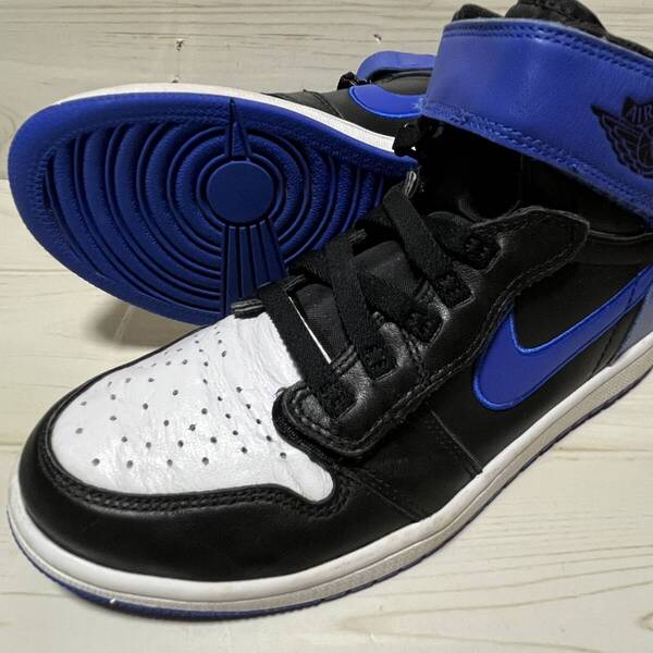 nike AIR JORDAN 1 HIGH FLYEASE ナイキ エアジョーダン 1 ハイ フライイース CQ3835 041 US8inch 黒×青 26cm 美品