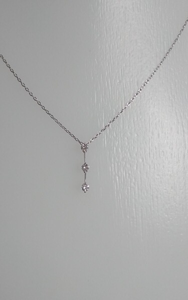 Ptダイヤペンダントネックレス!0.15ct.。「STAR JEWELRY(スタージュエリー)」。