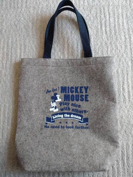 【中古】非売品 Disney MICKEY MOUSE ミッキーマウス トートバッグ